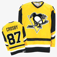 Sidney Crosby Pittsburgh Penguins Gold Throwback Jersey