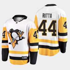 Jan Rutta Pittsburgh Penguins 2022 Away Breakaway Player White Jersey