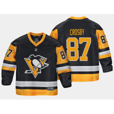 Pittsburgh Penguins Sidney Crosby #87 Replica Player Home Black Jersey