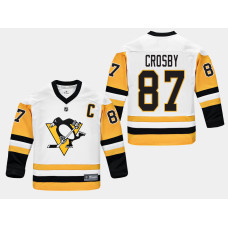 Pittsburgh Penguins Sidney Crosby #87 Replica Player Road White Jersey